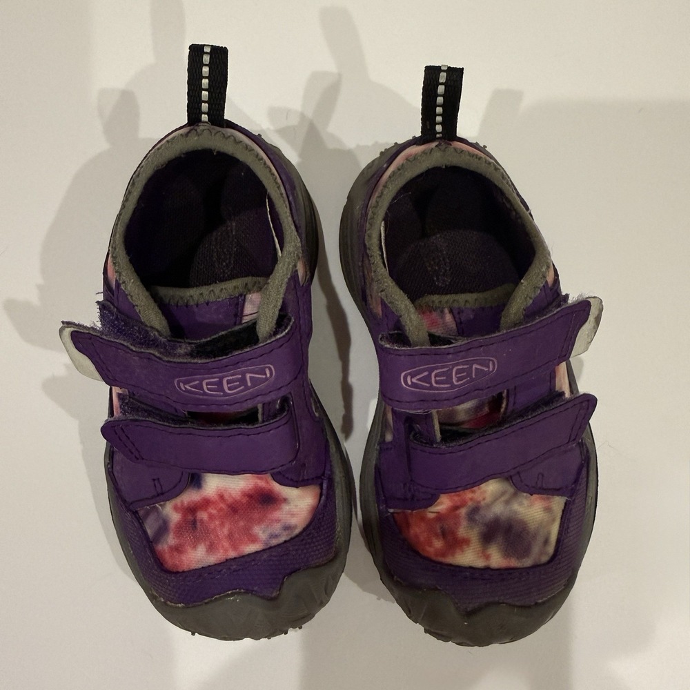 KEEN Speed Hound Toddler Size 8 Tillandsia Purple Multi Tie Dye Sneakers Shoes